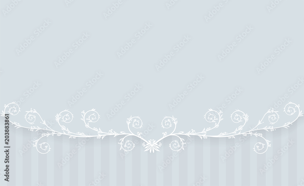 白の蔦のクラシックな背景素材