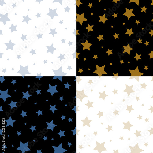 Simple stars cute seamless ...