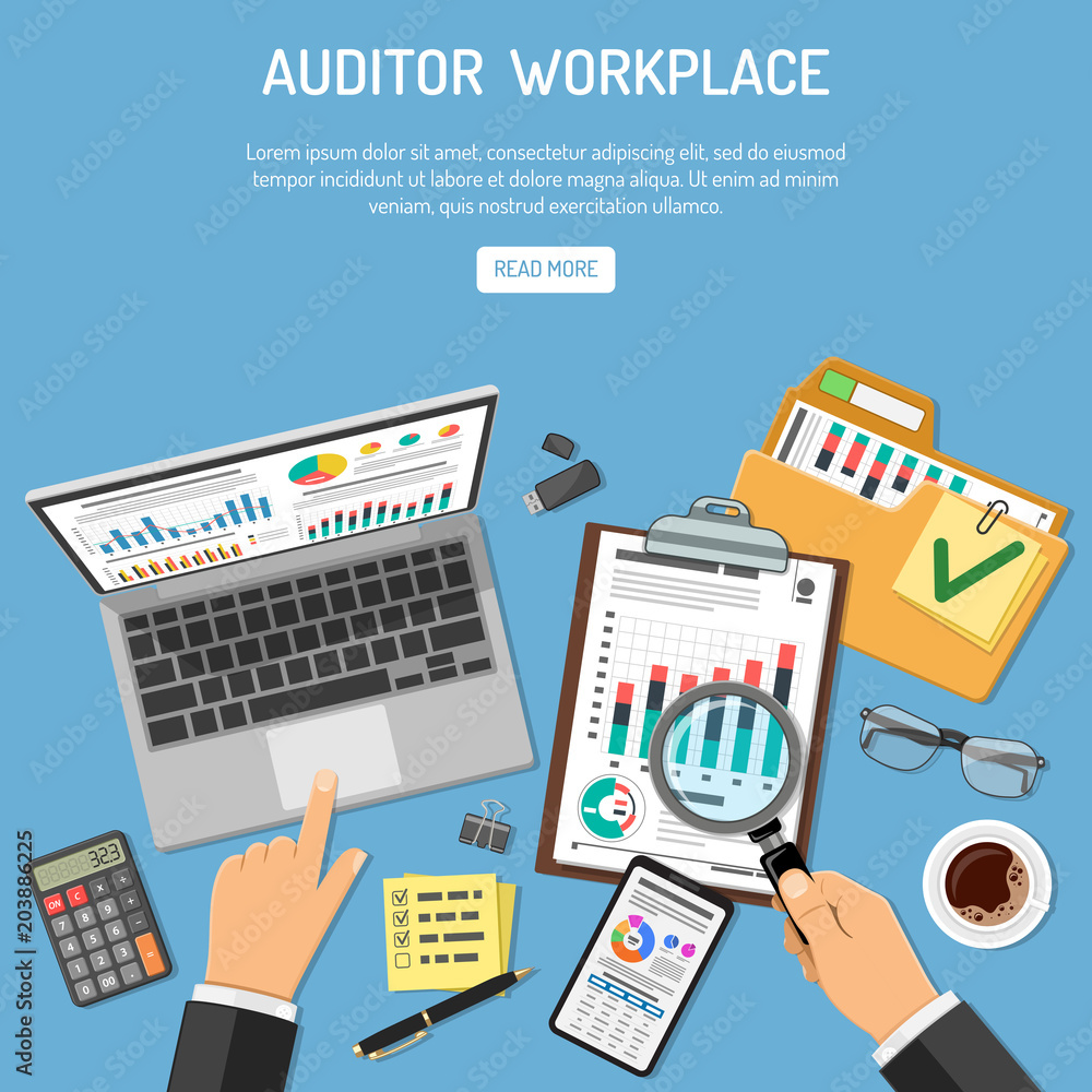 Auditor Workplace Concept Auditor Workplace Concept
