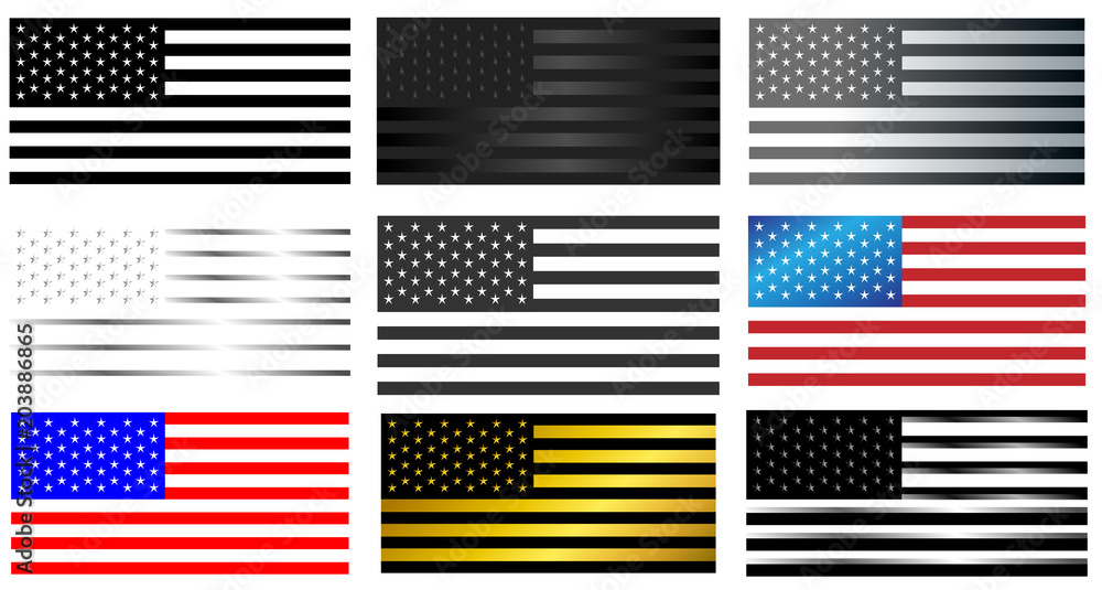 American flag background collection