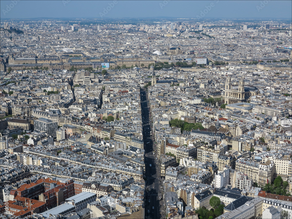 vue de Paris depuis la Tour Montparnasse