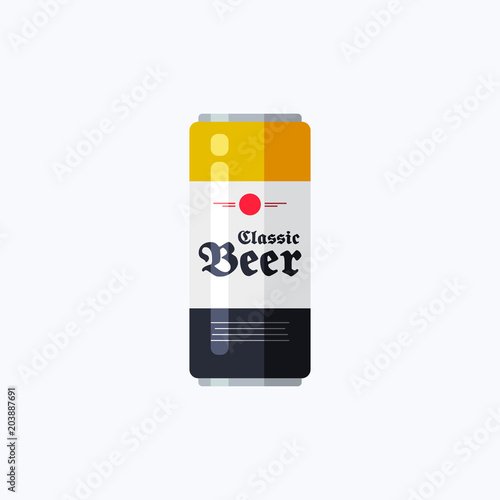 Beer Can Vector Icon