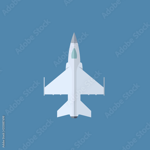 Fighter Jet Vector Icon