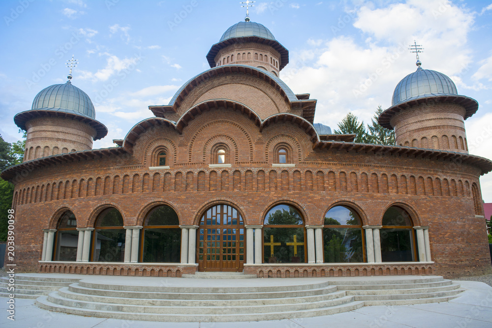 The monastery Curtea de Arges where the King Mihai and queen, Ana were buried together after their death.