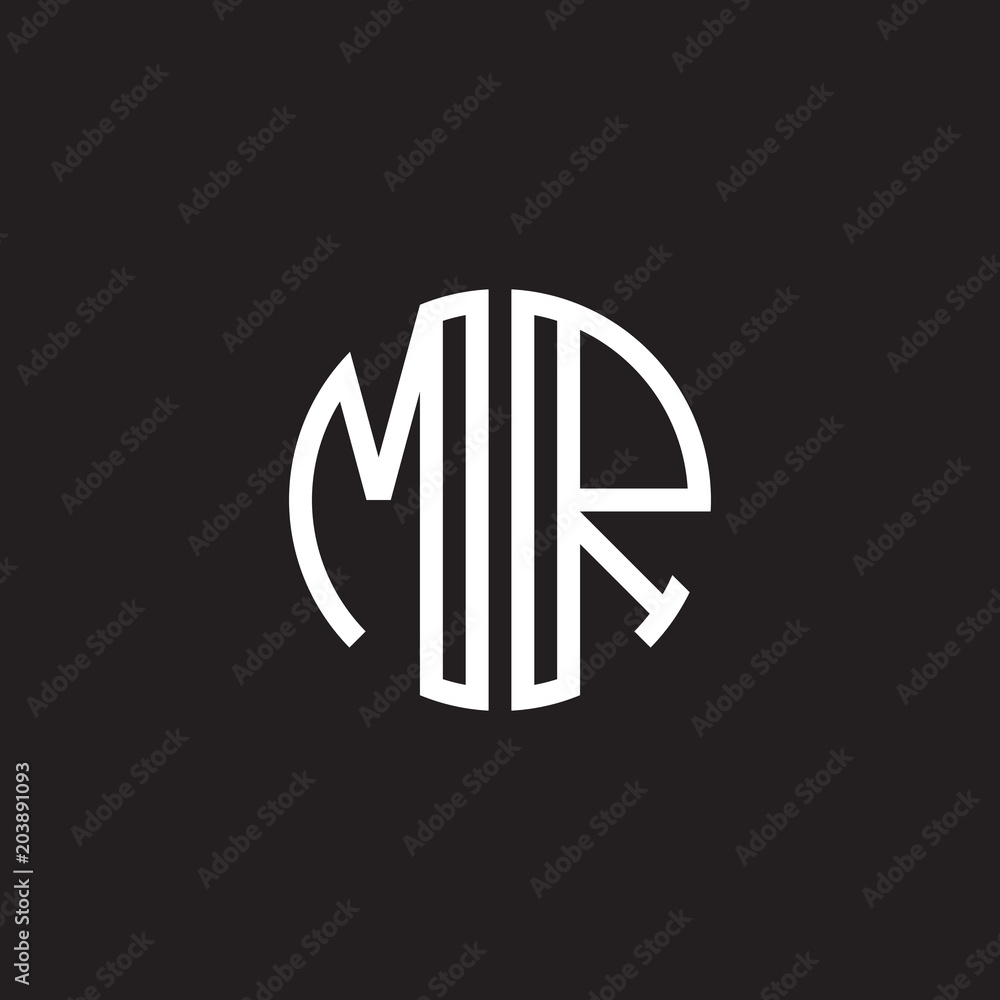 MG Logo Initial Letter Monogram with abstrac circle shape design template  isolated in white background Stock Vector Image & Art - Alamy
