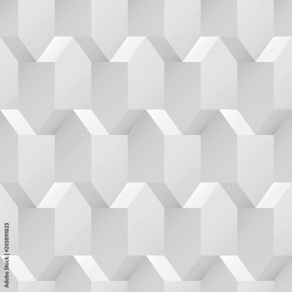 Seamless geometric texture - 3d vector background. Gray design Seamless geometric texture - 3d vector background. Gray design