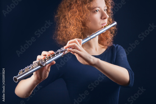 Slika na platnu Flautist
