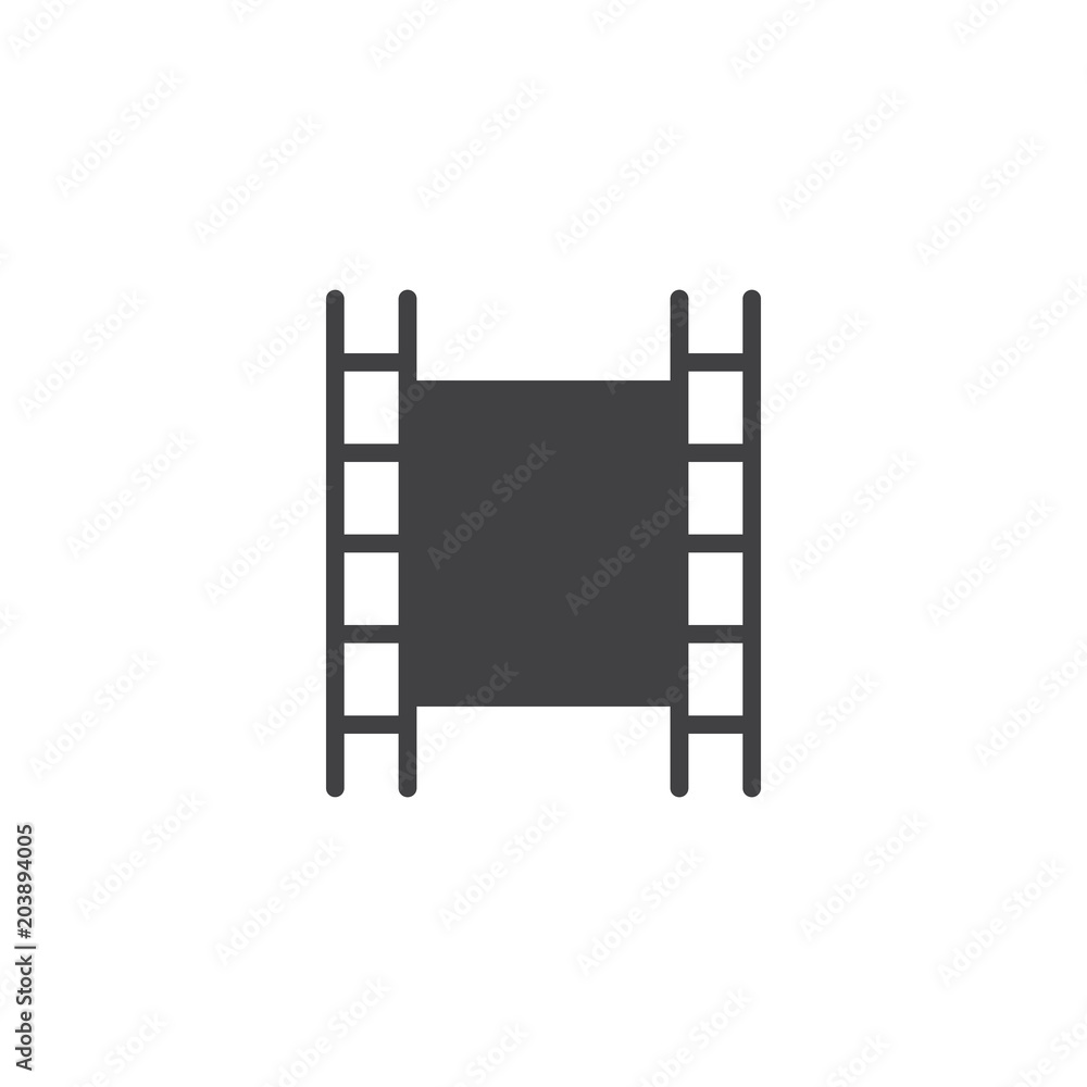 Movie tape vector icon. filled flat sign for mobile concept and web design. Film strip simple solid icon. Symbol, logo illustration. Pixel perfect vector graphics Movie tape vector icon. filled flat sign for mobile concept and web design. Film strip simple solid icon. Symbol, logo illustration. Pixel perfect vector graphics