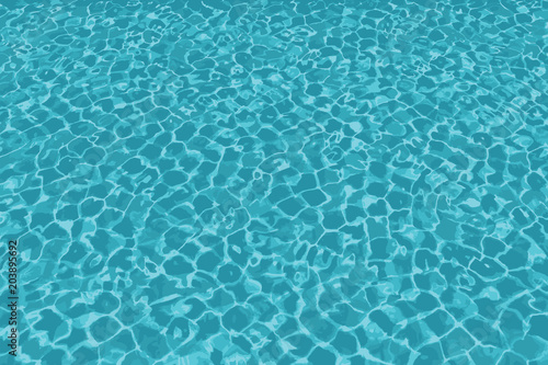 Clear blue rippled swimming pool or sea.