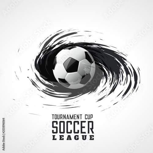 soccer tournament abstract swirl grunge background