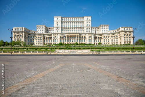 Building of Romanian parliament in Bucharest is the second largest building in the world, Rumania