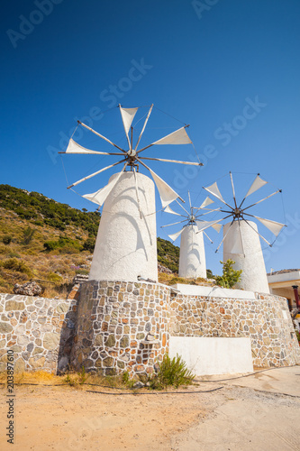 Traditional Greek windmill