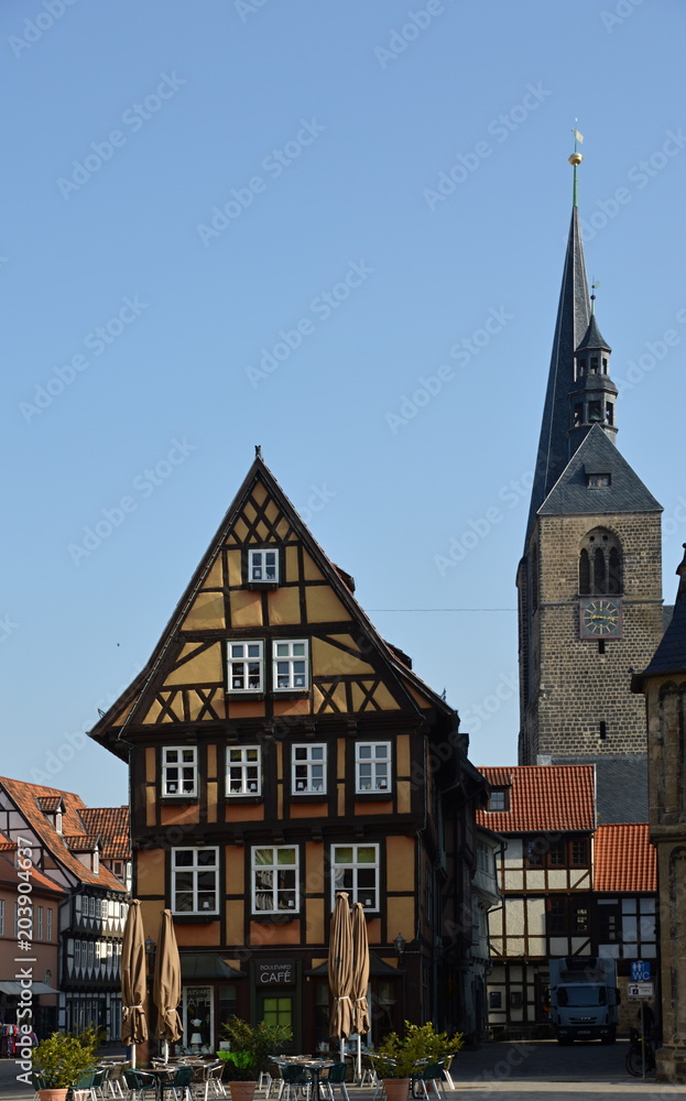 Obraz premium Quedlinburg, Sachsen - Anhalt