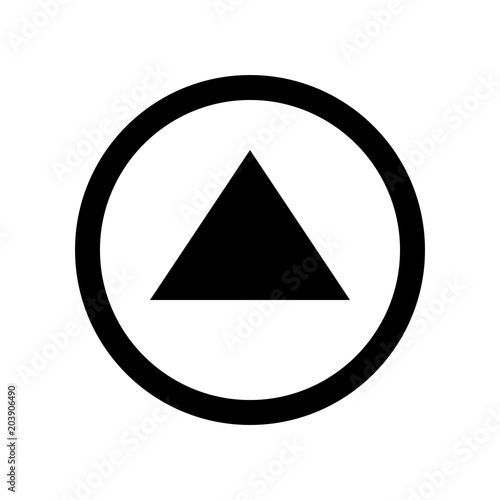 arrow triangle up