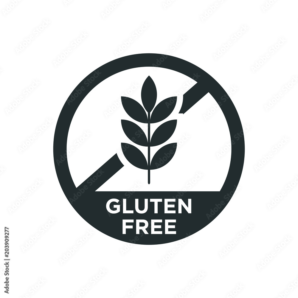 Vecteur Stock Gluten Free Icon Vector Illustration Adobe Stock vecteur-stock-gluten-free-icon-vector-illustration-adobe-stock