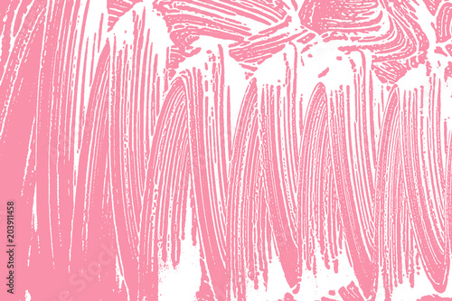 Natural soap texture. Admirable bright pink foam trace background. Artistic charming soap suds. Cleanliness, cleanness, purity concept. Vector illustration.