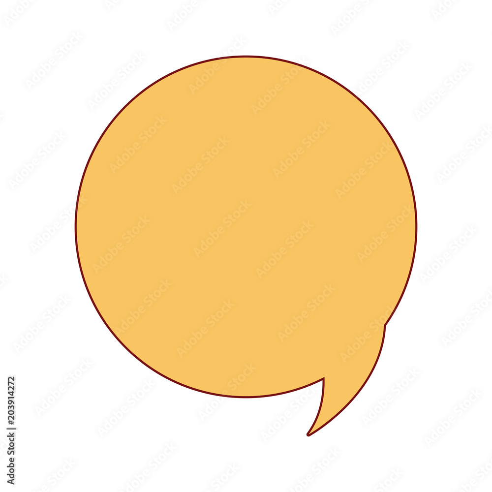 speech bubble icon over white background, colorful design. vector illustration speech bubble icon over white background, colorful design. vector illustration