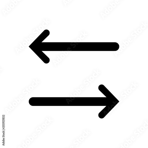 Left right arrow icon