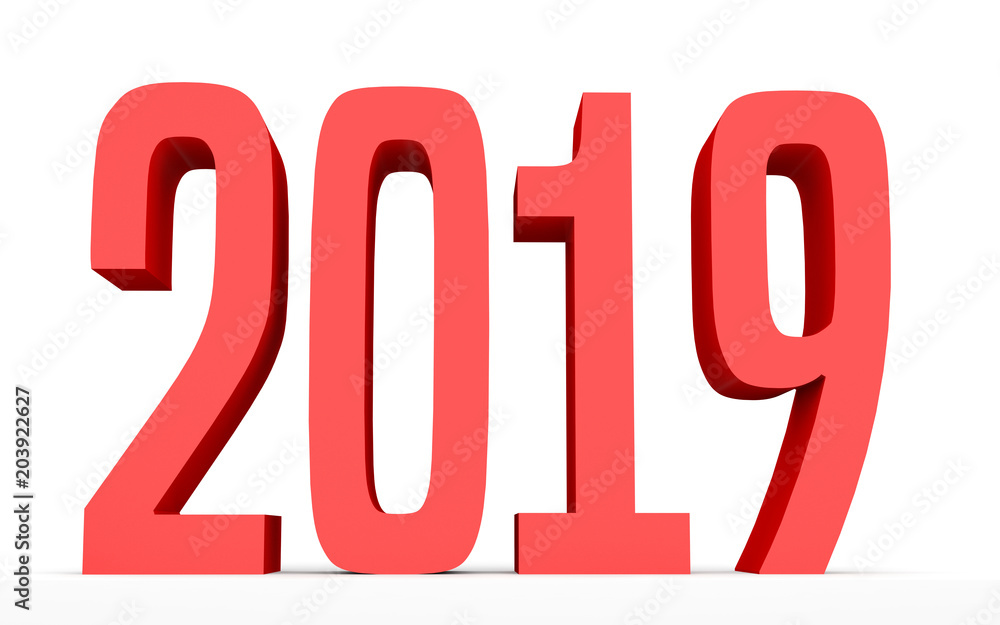 2019 New Year. Text. 2019 New Year. Text.