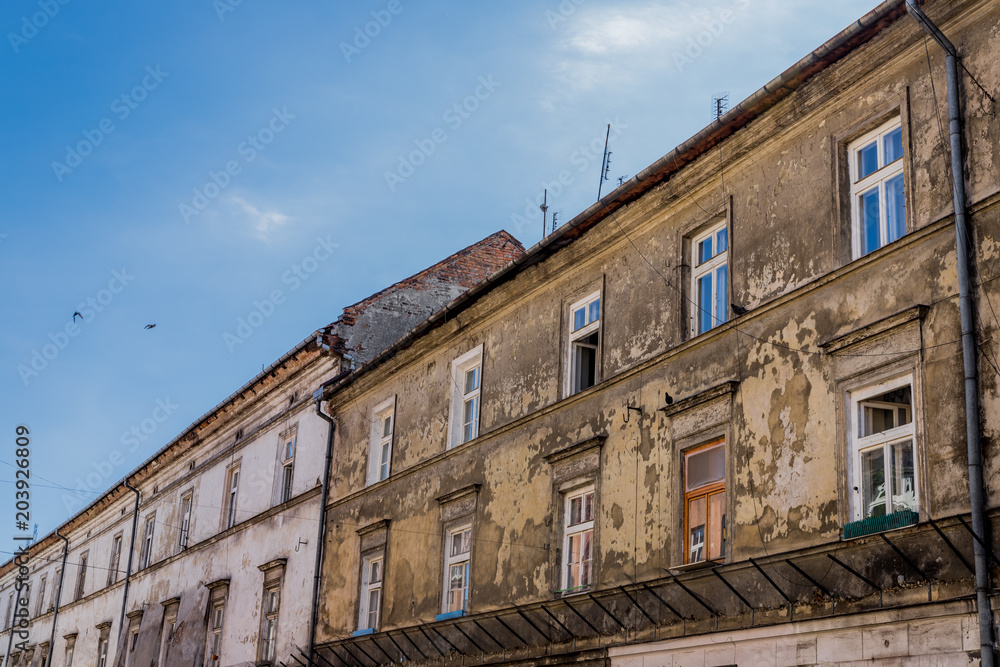 Dans le quartier Juif de Cracovie Dans le quartier Juif de Cracovie