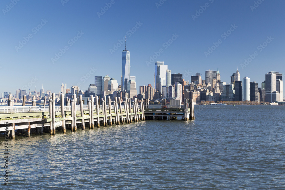 New York, Lower Manhattan skyline