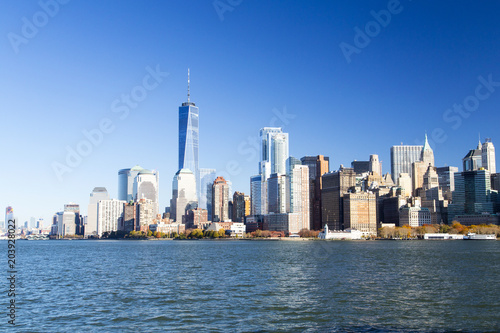 New York, Lower Manhattan skyline