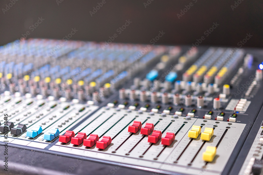 Fototapeta premium sound mixer