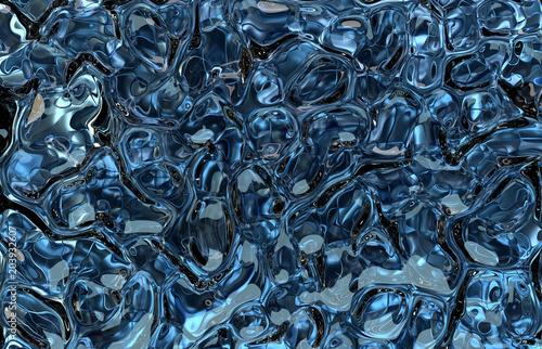 Water In Swimming Pool Texture Close up, 3d rendering.