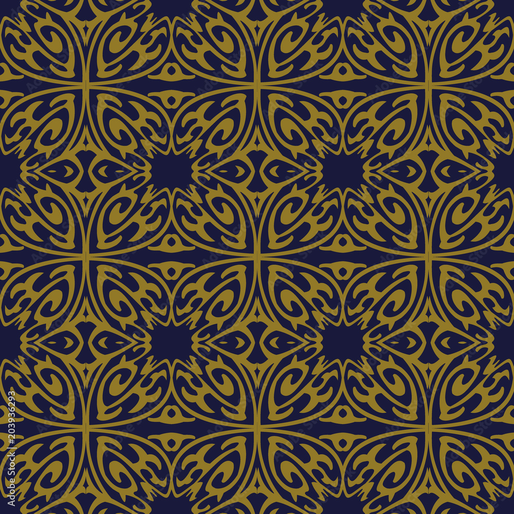 Antique seamless background Curve Cross Spiral Flower Frame Antique seamless background Curve Cross Spiral Flower Frame