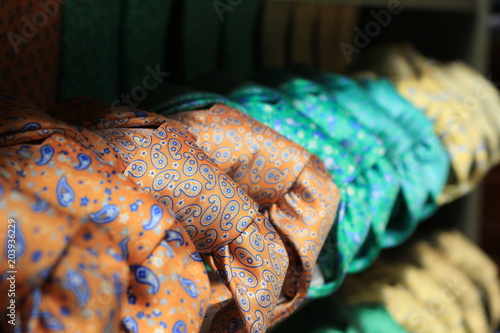 Fototapeta Naklejka Na Ścianę i Meble -  colorful ties in milan