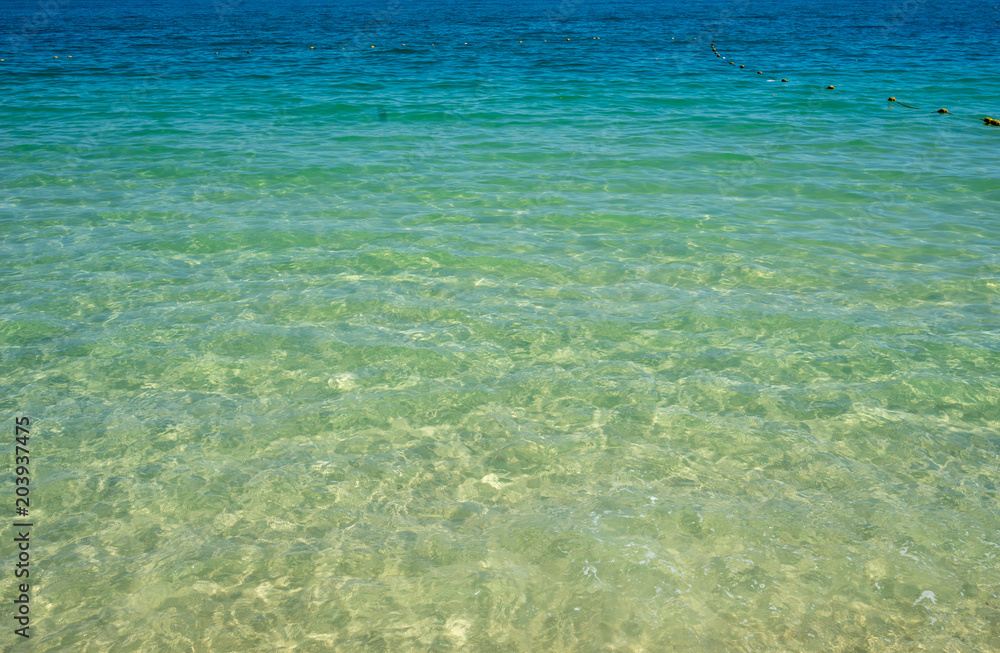 empty clear seascape background