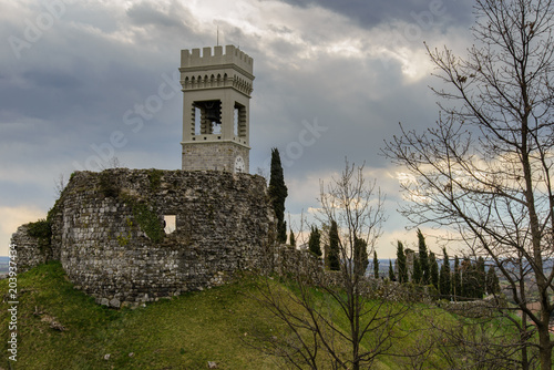 Ancient fortified village of Fagagna. photo