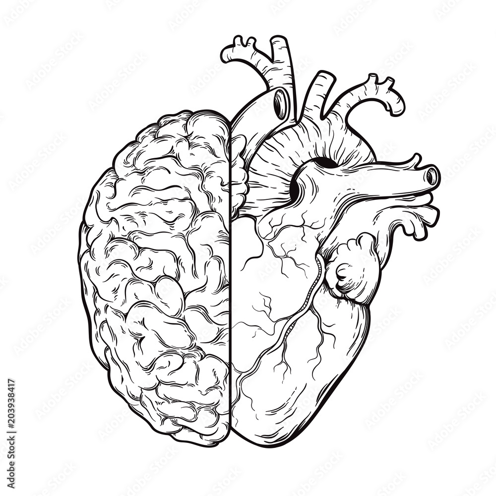 Brain and Heart Tattoos - Best Tattoo Ideas Gallery