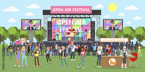 Open air festival.