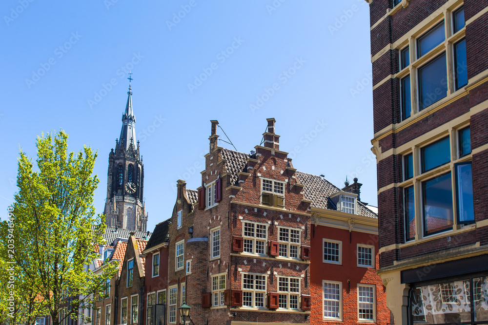 delft historic city in the netherlands