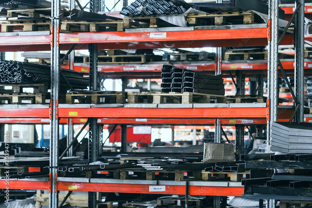 Spare components in plant assembly workshop Spare components in plant assembly workshop