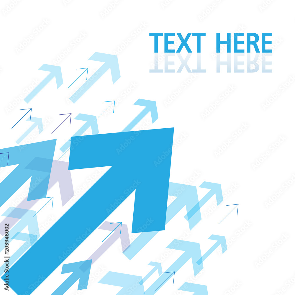 Blue arrow vector pattern background. Vector illustration. Blue arrow vector pattern background. Vector illustration.