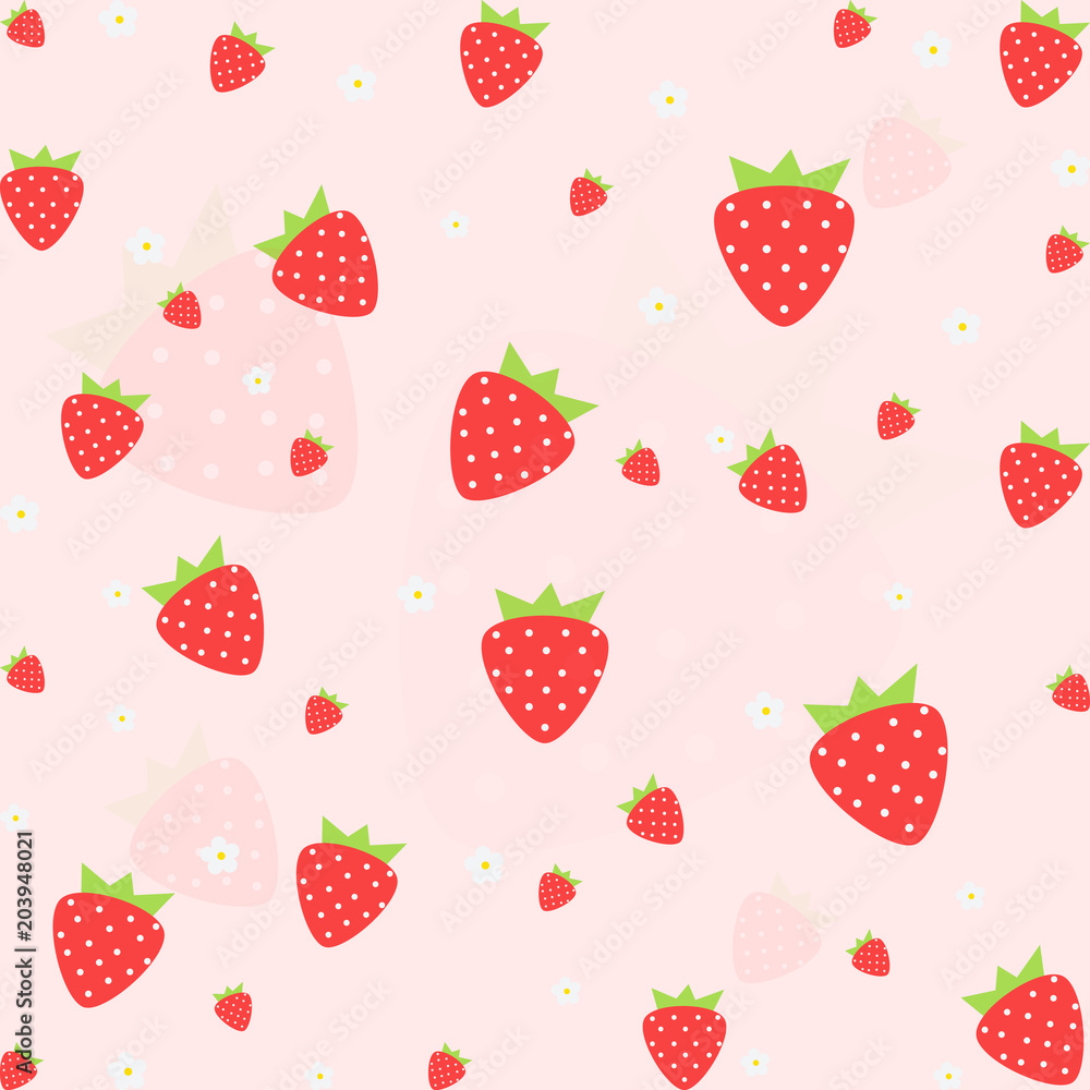 Seamless vector strawberry fruit pattern.vector, illustration. Seamless vector strawberry fruit pattern.vector, illustration.