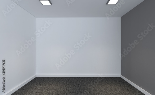 Wallpaper Mural Modern Empty  office Cabinet. Meeting room. 3D rendering. Torontodigital.ca