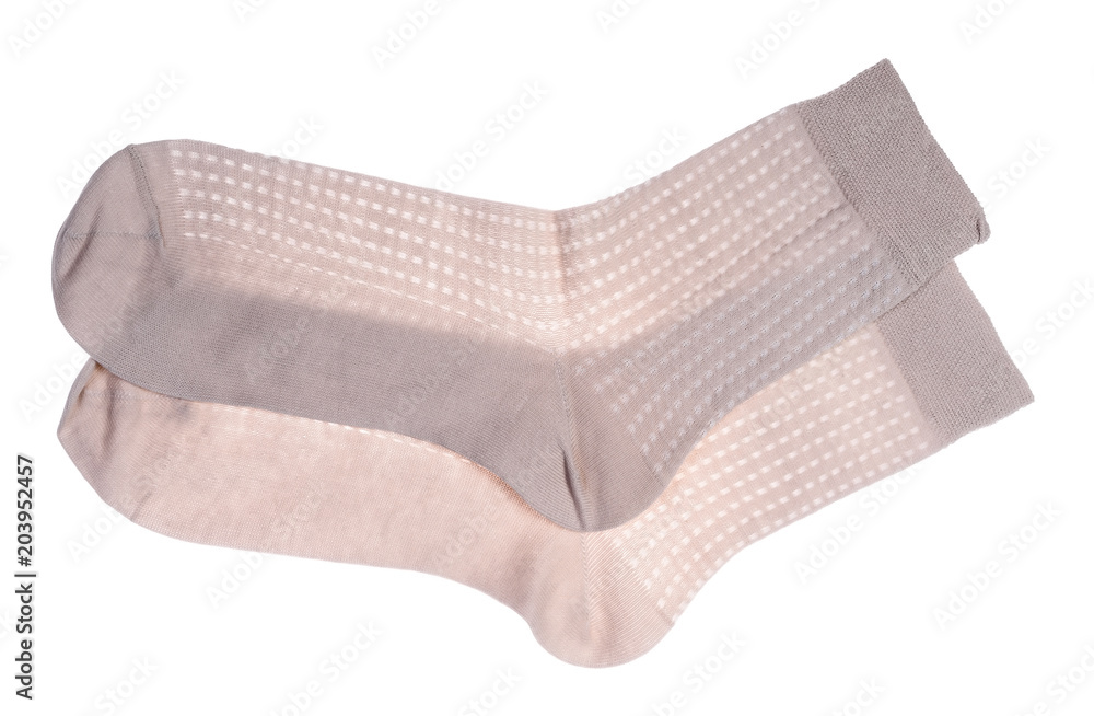 Mens socks isolated on white background Mens socks isolated on white background