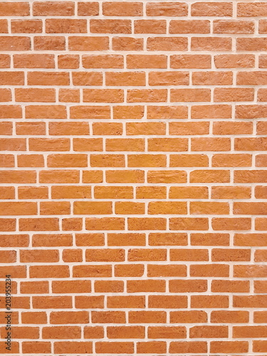 Background of warm brick wall arrangement 