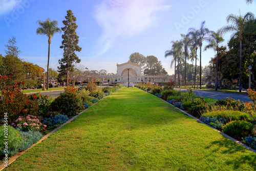A view of in Balboa Park in San Diego. California, USA