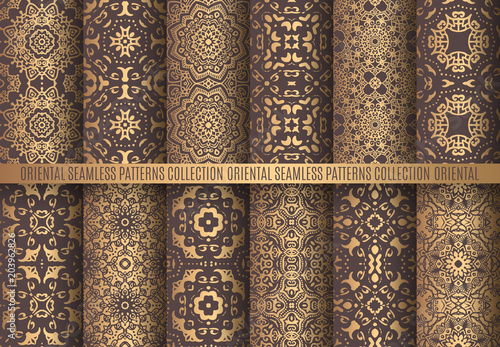 Golden Arabesque Patterns