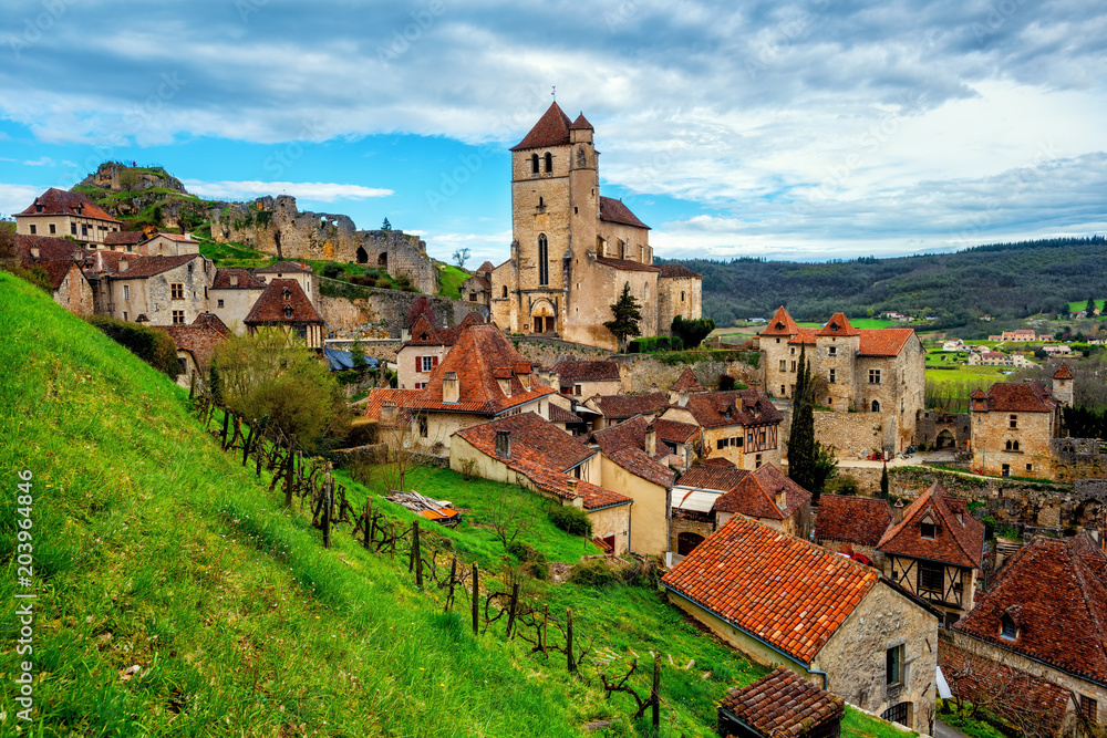 Saint-Cirq-Lapopie, Cahors, one of the most beautiful villages of France