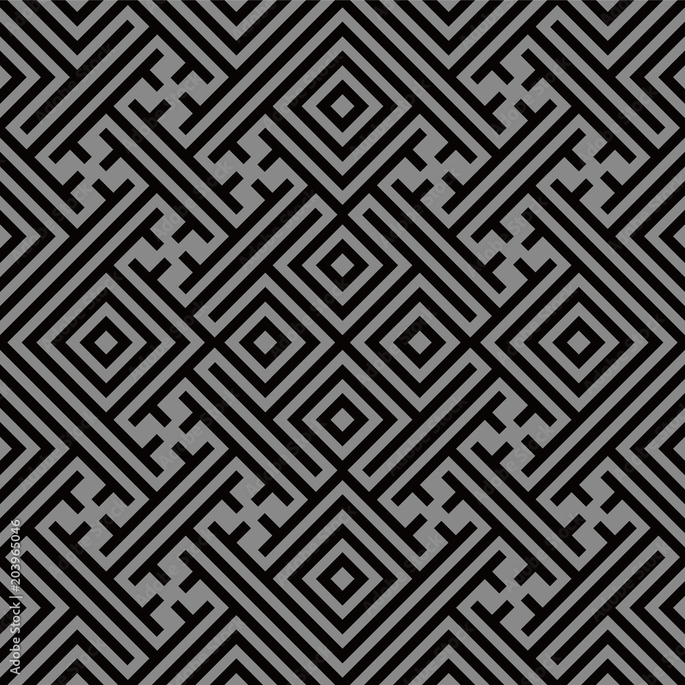 Antique seamless background Geometry Spiral Check Cross Tracery
