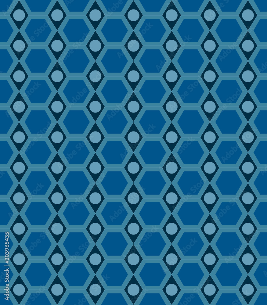 Fototapeta premium Honeycomb seamless pattern