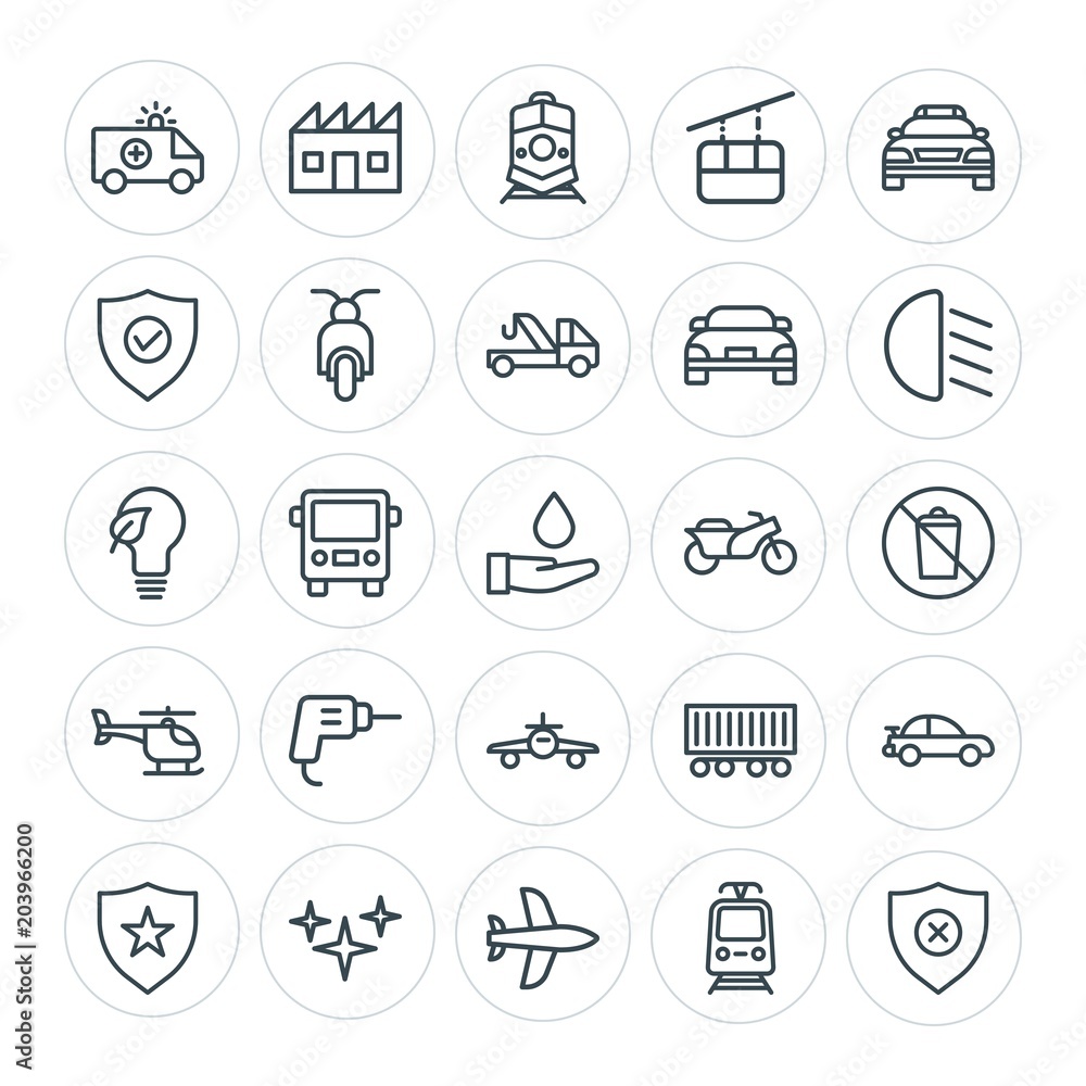 Modern Simple Set of transports, industry, nature, security Vector outline Icons. Contains such Icons as transport, industry, aircraft and more on white background. Fully Editable. Pixel Perfect Modern Simple Set of transports, industry, nature, security Vector outline Icons. Contains such Icons as transport, industry, aircraft and more on white background. Fully Editable. Pixel Perfect