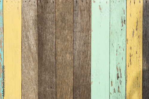 colorful paint on wooden board., color texture background.