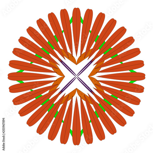 Farbenfrohes Mandala
