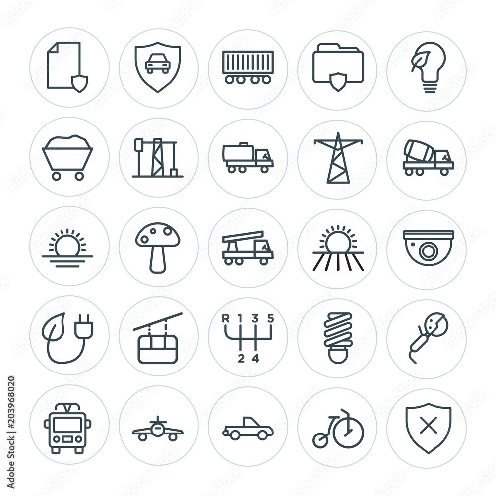 Modern Simple Set of transports, industry, nature, security Vector outline Icons. Contains such Icons as insurance, work, security, bulb and more on white background. Fully Editable. Pixel Perfect Modern Simple Set of transports, industry, nature, security Vector outline Icons. Contains such Icons as insurance, work, security, bulb and more on white background. Fully Editable. Pixel Perfect